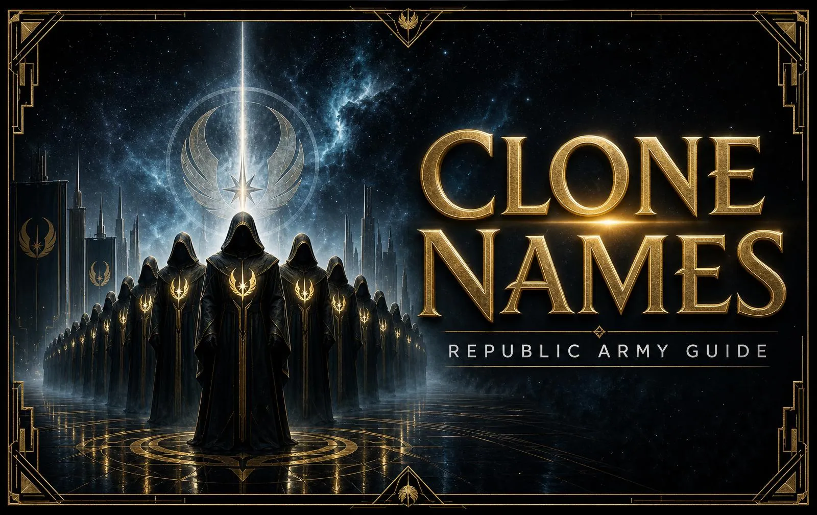Lore naming guide — Clone Trooper Names: 200+ Names, CT Numbers, 501st & Every Named Clone Clone Trooper Names: 200+ Names, CT Numbers, 501st & Every Named Clone — Every Clone Trooper name, CT number and unit in one guide — Rex, Cody, Fives, Echo, Wolffe, the Bad Batch, Del