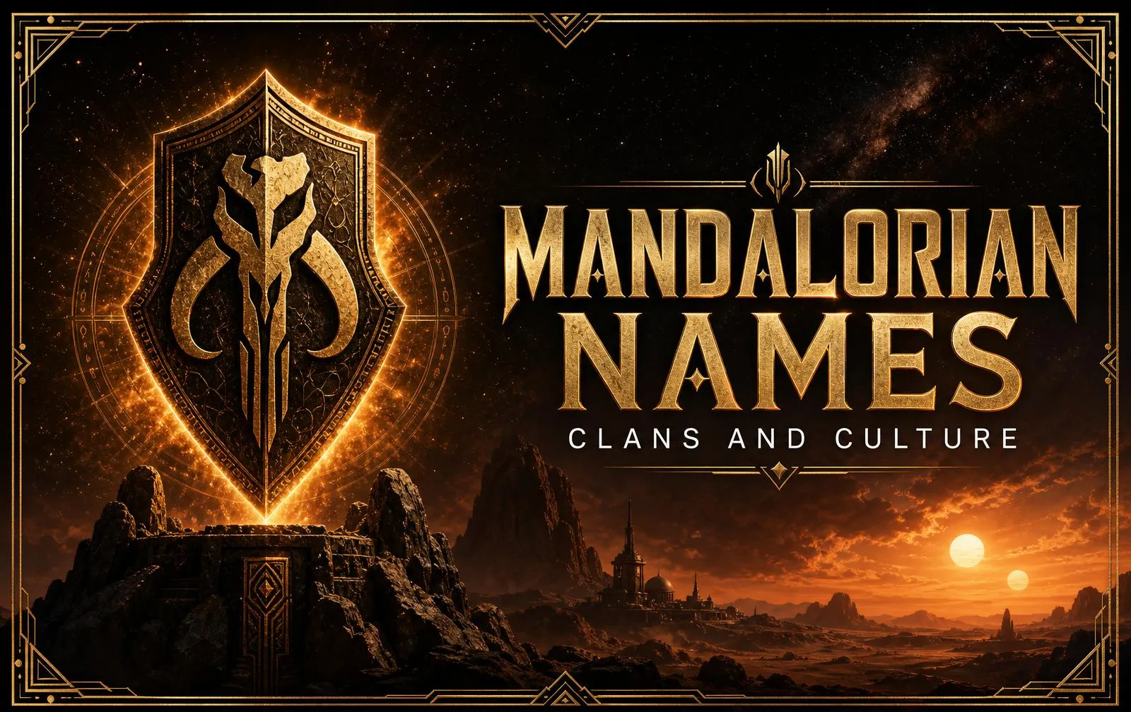 Mandalorian naming guide — Mandalorian Names: Clans, Surnames & Naming Lore Guide Mandalorian Names: Clans, Surnames & Naming Lore Guide — Browse Mandalorian names, clans, surnames & naming conventions