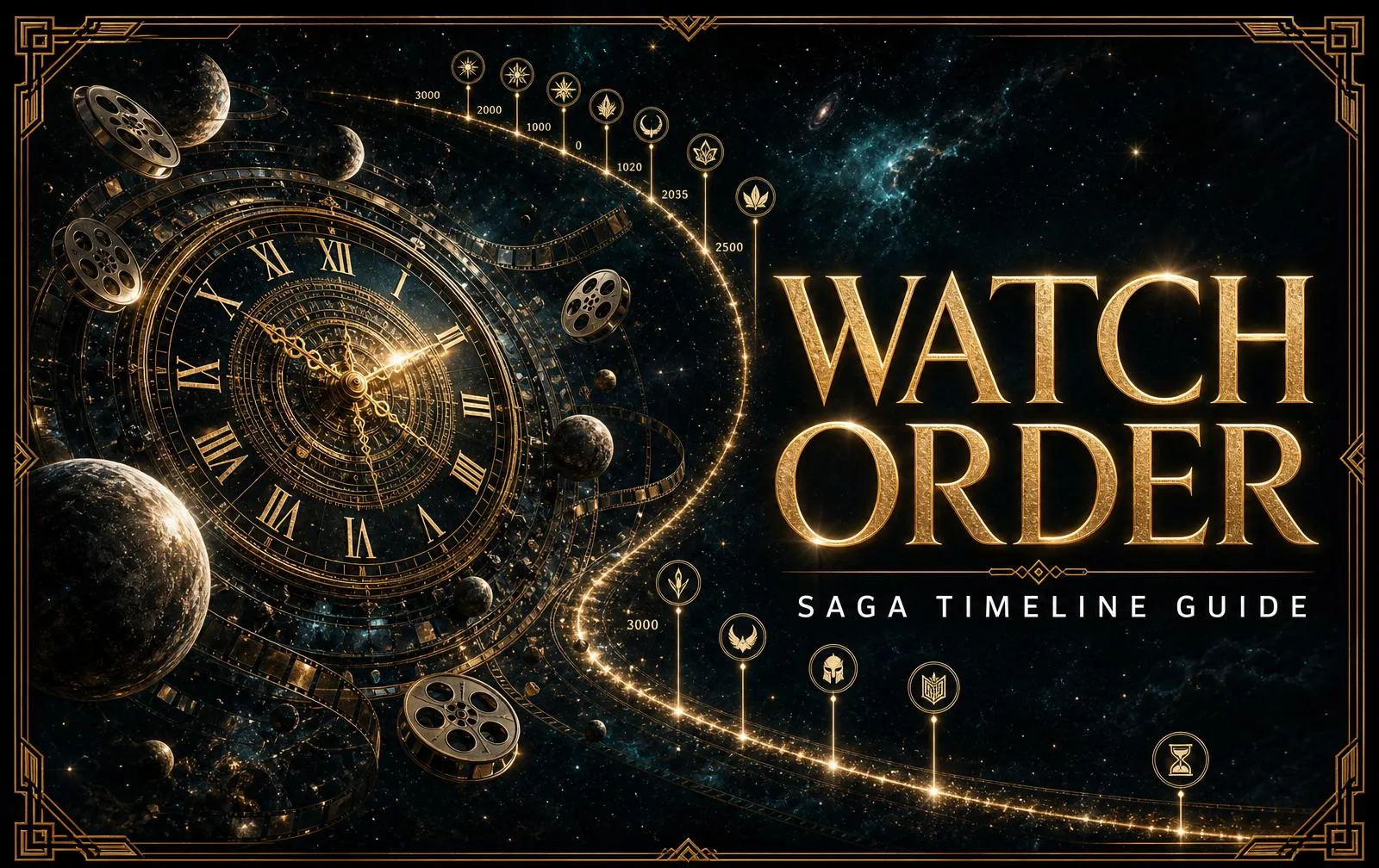 Lore & Guides naming guide — Star Wars Watch Order: Every Way to Watch the Saga (2026 Guide) Star Wars Watch Order: Every Way to Watch the Saga (2026 Guide) — Every Star Wars watch order — release, chronological, Machine, Mando-first, and family-friendly — with full ti