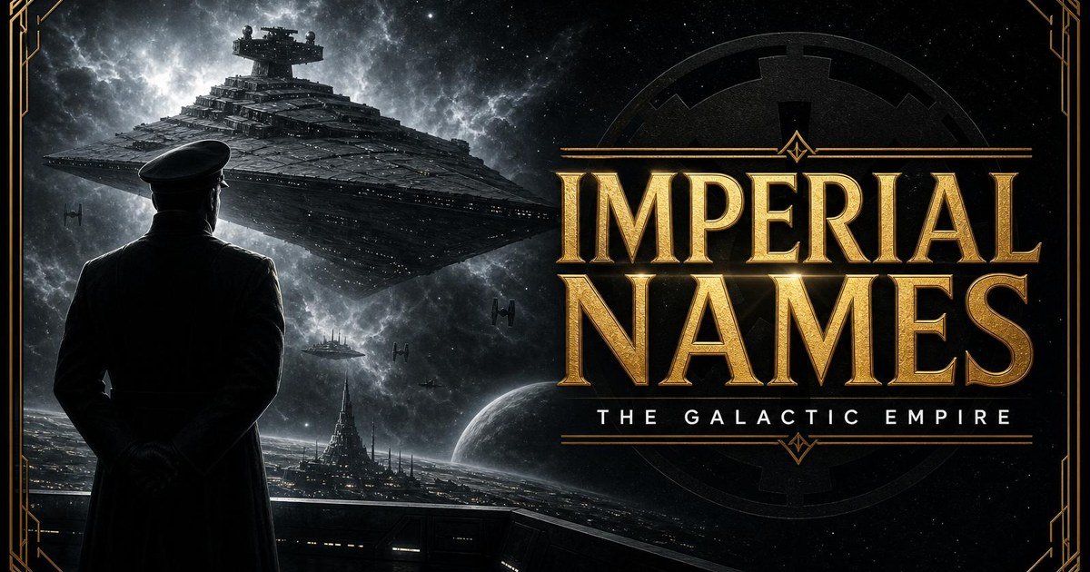 Imperial Names: 200+ Officer & Empire Name Generator