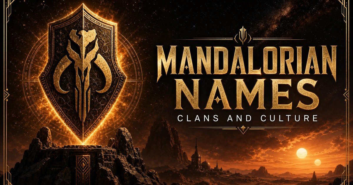 Mandalorian Name Generator: 200+ Clan Names & Surnames