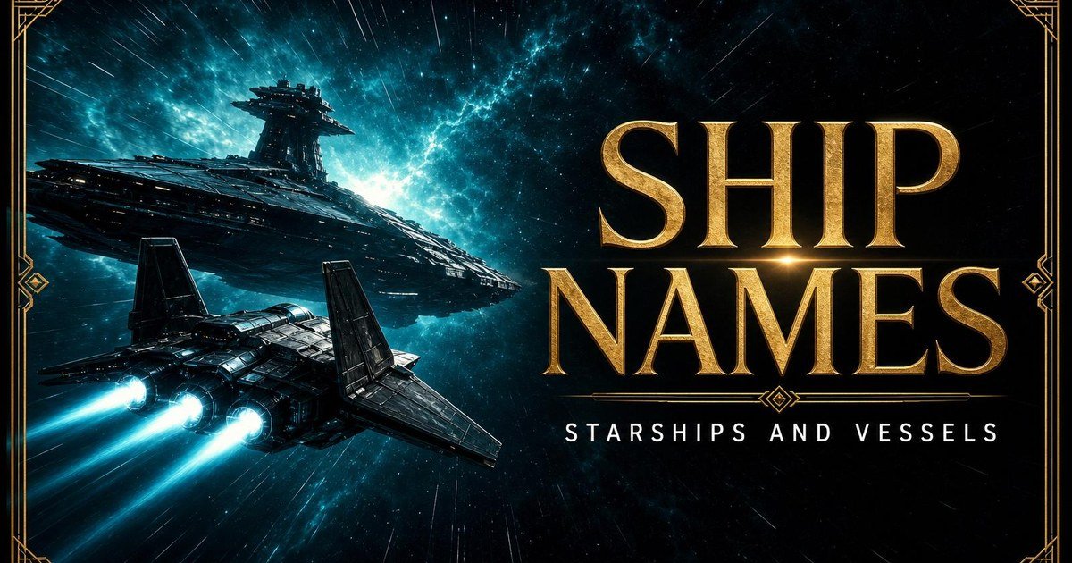 Star Wars Ship Name Generator: 150+ Starship & Fleet Names