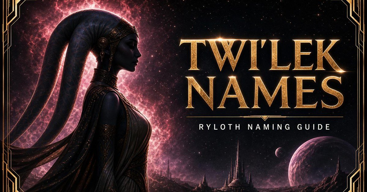 Twi’lek Name Generator: 200+ Authentic Ryloth Names & Clan Traditions
