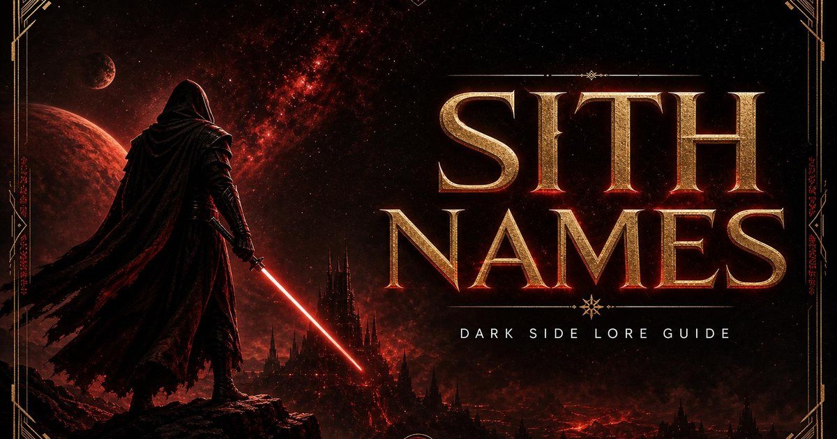 Sith Names: 500+ Darth, Pureblood & SWTOR Ideas [2026]