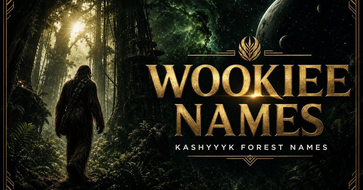 Wookiee Name Generator: 200+ Kashyyyk Names, Jedi Warriors & Naming Traditions